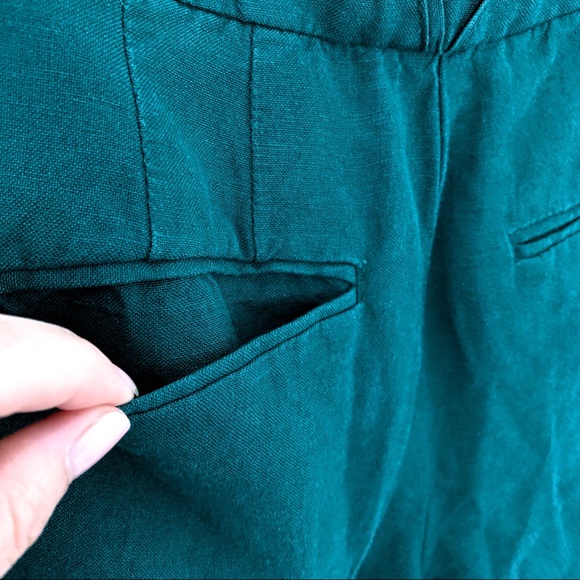 White House Black Market Linen Shorts Size 0 - Picture 8 of 11